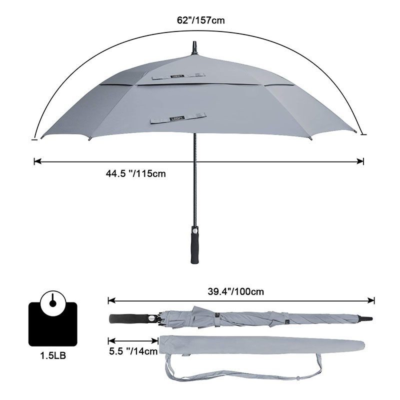 Automatic-Open-Waterproof-golf-Umbrellas