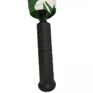30inch auto black rubber handle vented self pouch,golf  umbrella