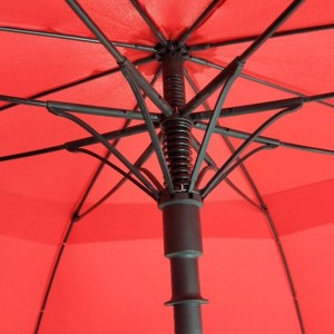 Best quality Porsche brand golf umbrella alvailable from red double layer vent for men&women