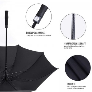 Hot selling Automatic Open Waterproof golf Umbrellas with UV