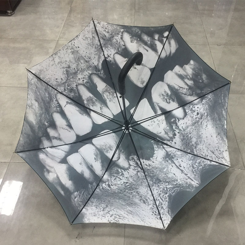 Black-polyester-striaght-umbrella-for sale