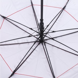 2019 Auto open 30inch fiberglass red HSBC BANK  golf umbrella for sale