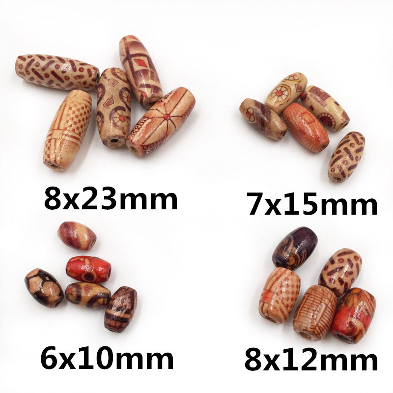 Many-size- Natural-Painted-maple-Wood-Beads