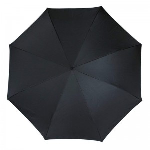 Reverse umbrella with reflective stripe bright in night with C-Shaped Handle;Umgekehrter Regenschirm