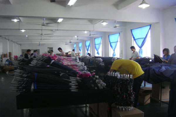 De lin umbrell factory Production workshop-2