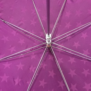 Wholesale cheap custom print stars High quality fashion popular purple children umbrella from made in China