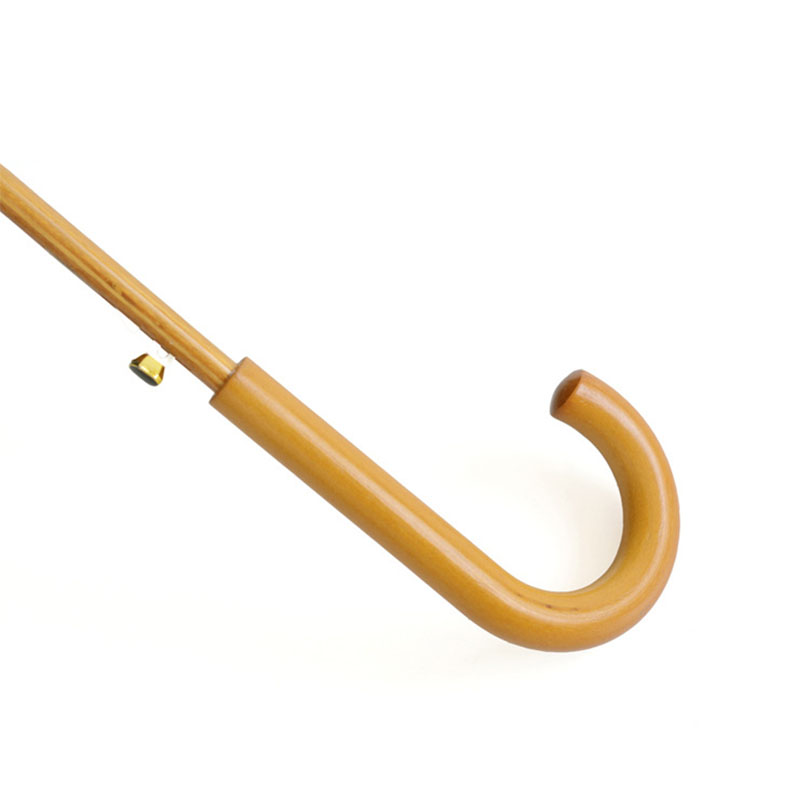 Wooden-Hook-Handle-Unbreakable-Rain-Umbrella