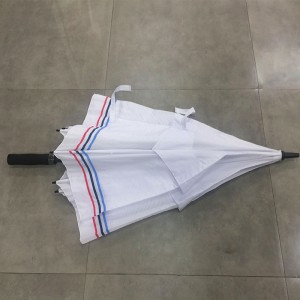 Wholesale High quality BMW Golfsport Automatic Golf Umbrella double canopy white golf umbrella, fibergalss umbrella for European tour (Custom car brand logo printing)