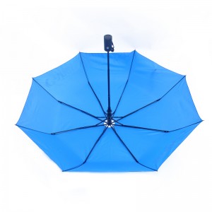 Auto Open Close Umbrella logo Travel Windproof Compact Umbrella For Men Women