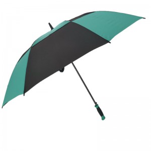 WOLUNTU® 30 inch auto green and black soft handle golf umbrella