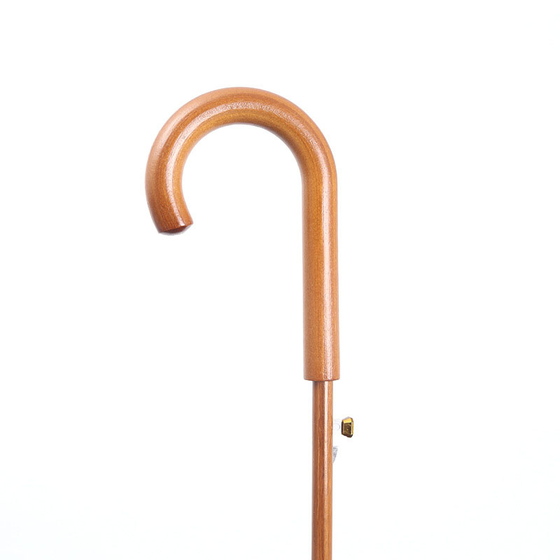 J-handle-automatic-wooden-straight-umbrella