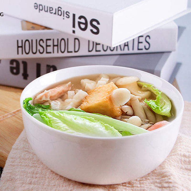 white-round -porcelain dinner-rice -ceramic-bowls