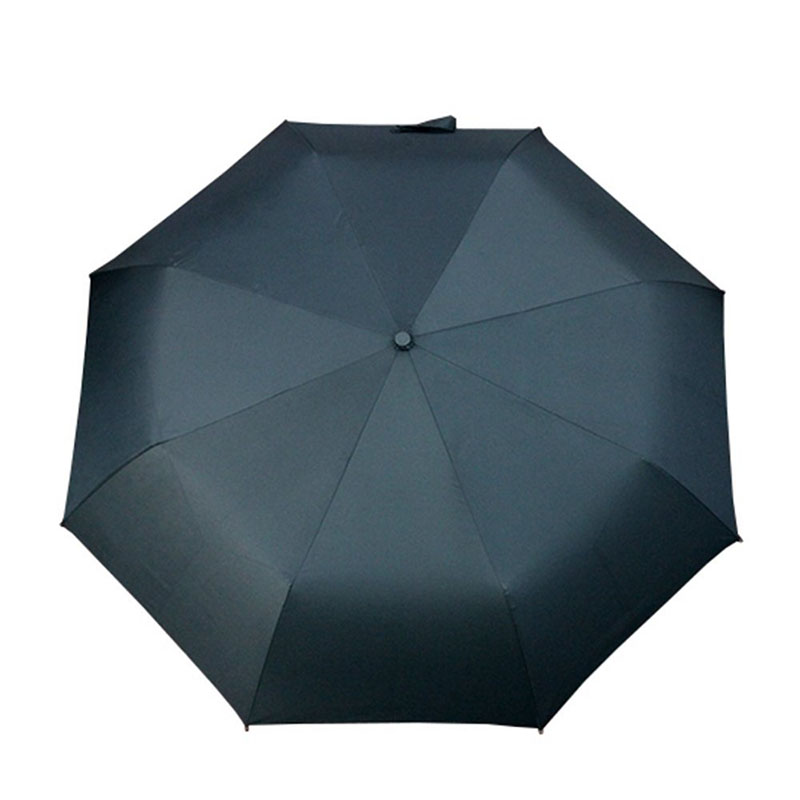 Straight-Short-Black-Travel-Folding-Umbrella