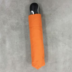 Travel Umbrella Office Auto Open Close Compact Umbrella Windproof Sun & Rain Umbrella Orange