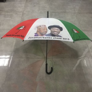 Wholesale Auto open cheap custom print logo Advertising Promotional polyester Presidential election umbrella