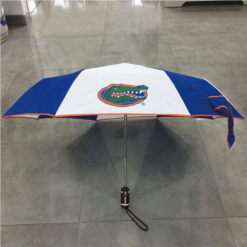 Auto open and auto close Fast Drying fashion design custom print logo windproof Ultralight Travel Compact fold umbrella for wholesale