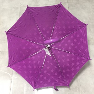 Wholesale cheap custom print stars High quality fashion popular purple children umbrella from made in China