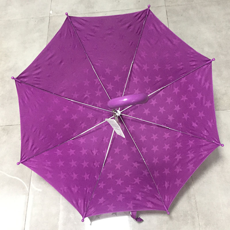 Cheap-cute-children-umbrella-with-stars-printing