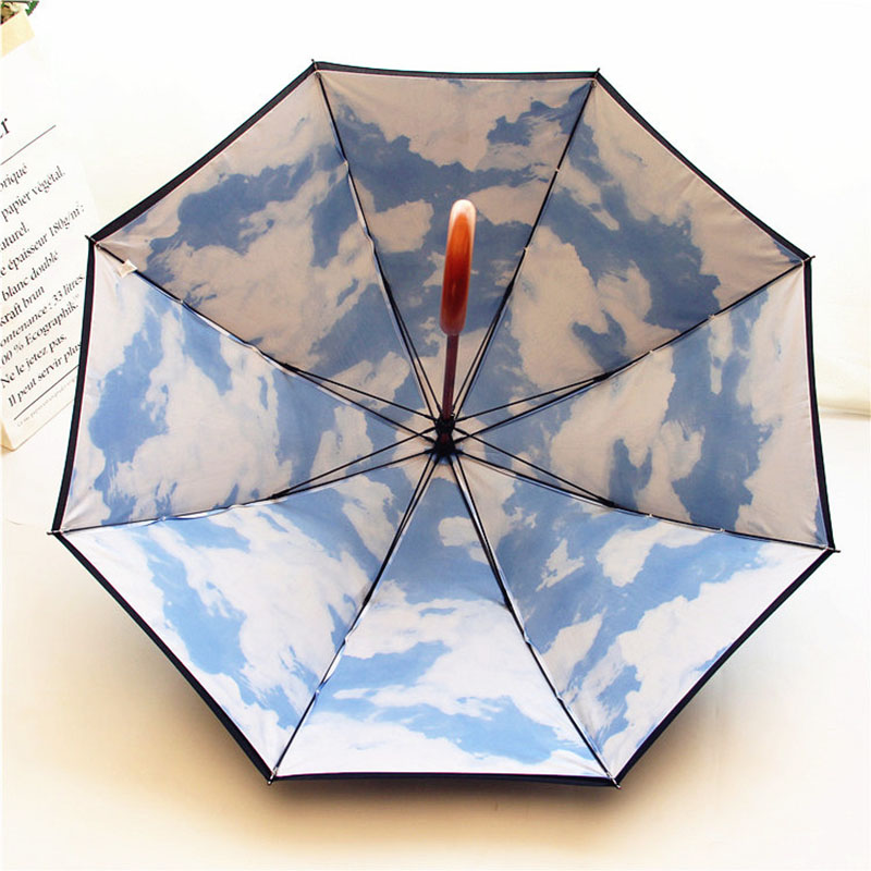 Creative-Sky-Design-Wooden-Straight-Umbrella