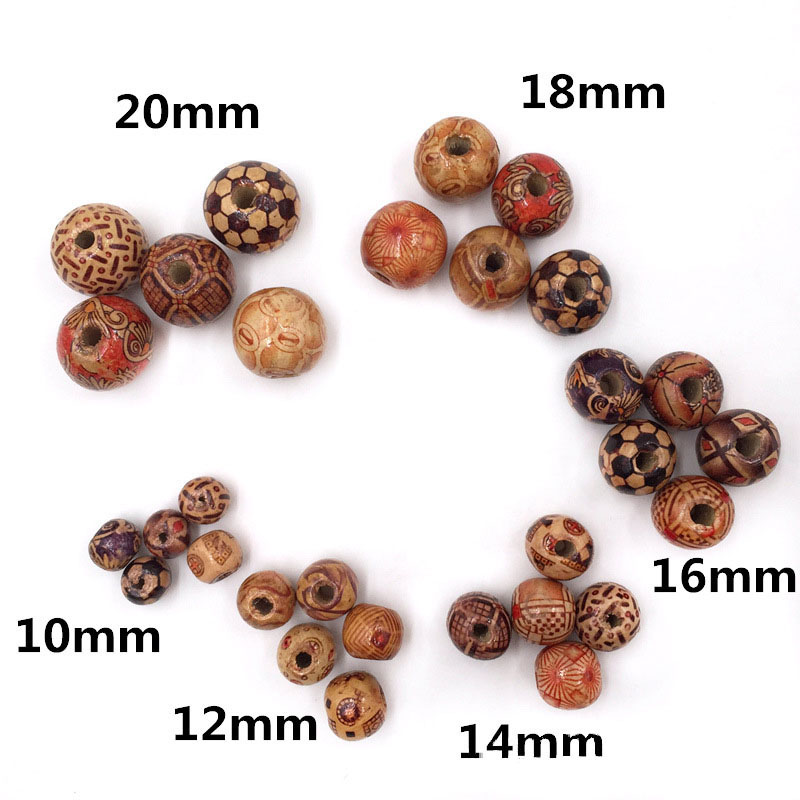Many-DIY-Natural-Painted-maple-Wood-Beads