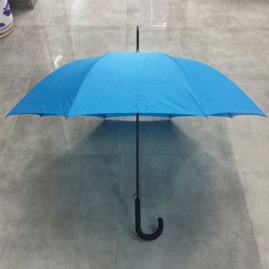 Custom Auto open straight umbrella with logo print Windproof and Waterproof long Stick Umbrella