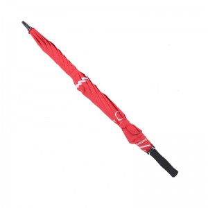 2019 Auto open 30inch fiberglass red HSBC BANK  golf umbrella for sale