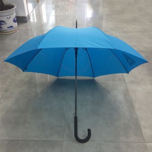 Custom Auto open straight umbrella with logo print Windproof and Waterproof long Stick Umbrella