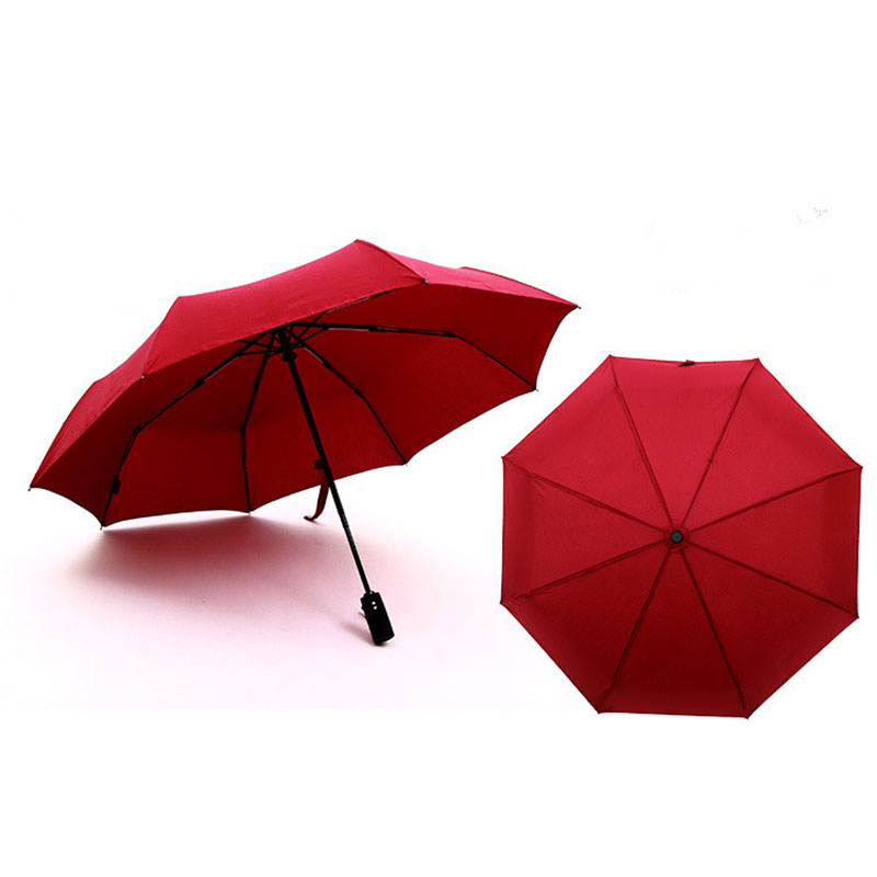 Auto-open-compact-folding-umbrella