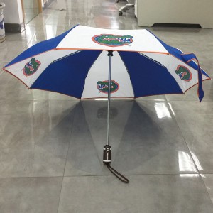 Auto open and auto close Fast Drying fashion design custom print logo windproof Ultralight Travel Compact fold umbrella for wholesale