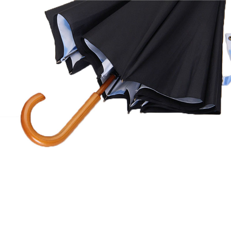 Custom-Logo-Printed-2-Layer-Wooden-Handle-umbrella