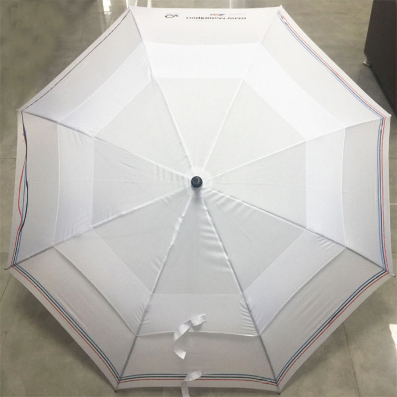 Double-canopy-white-golf-umbrella