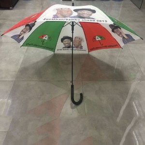 Wholesale Auto open cheap custom print logo Advertising Promotional polyester Presidential election umbrella