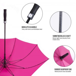 55/60inch colors Windproof Oversize Waterproof golf Umbrellas for Men Women