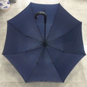 2019 high quality Fashion mens’ adult double canopy windpoof custom rain straight stripe umbrella from China supplier (fiberglass umbrella frame)