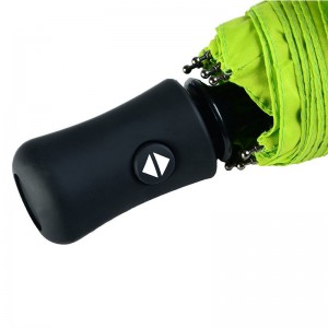 Green Travel Umbrella Windproof umbrella Auto open advertising unbrella 3 folding umbrella