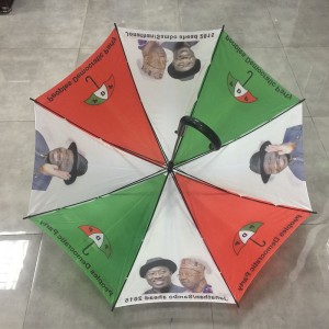 Wholesale Auto open cheap custom print logo Advertising Promotional polyester Presidential election umbrella