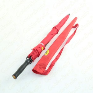 Best quality Porsche brand golf umbrella alvailable from red double layer vent for men&women