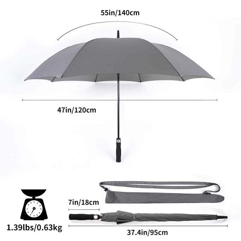 cheap-promotiona-grey-golf-umbrellas