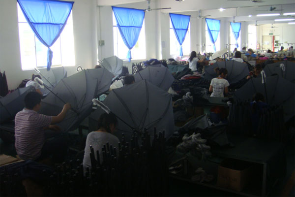 De lin umbrell factory Production workshop-6