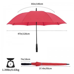 2019 New Products EVA Handle Golf  Rain Umbrella For man women
