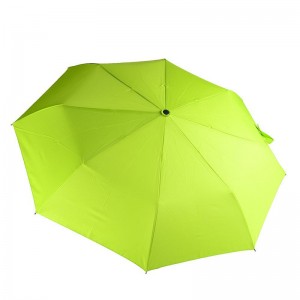 Green Travel Umbrella Windproof umbrella Auto open advertising unbrella 3 folding umbrella