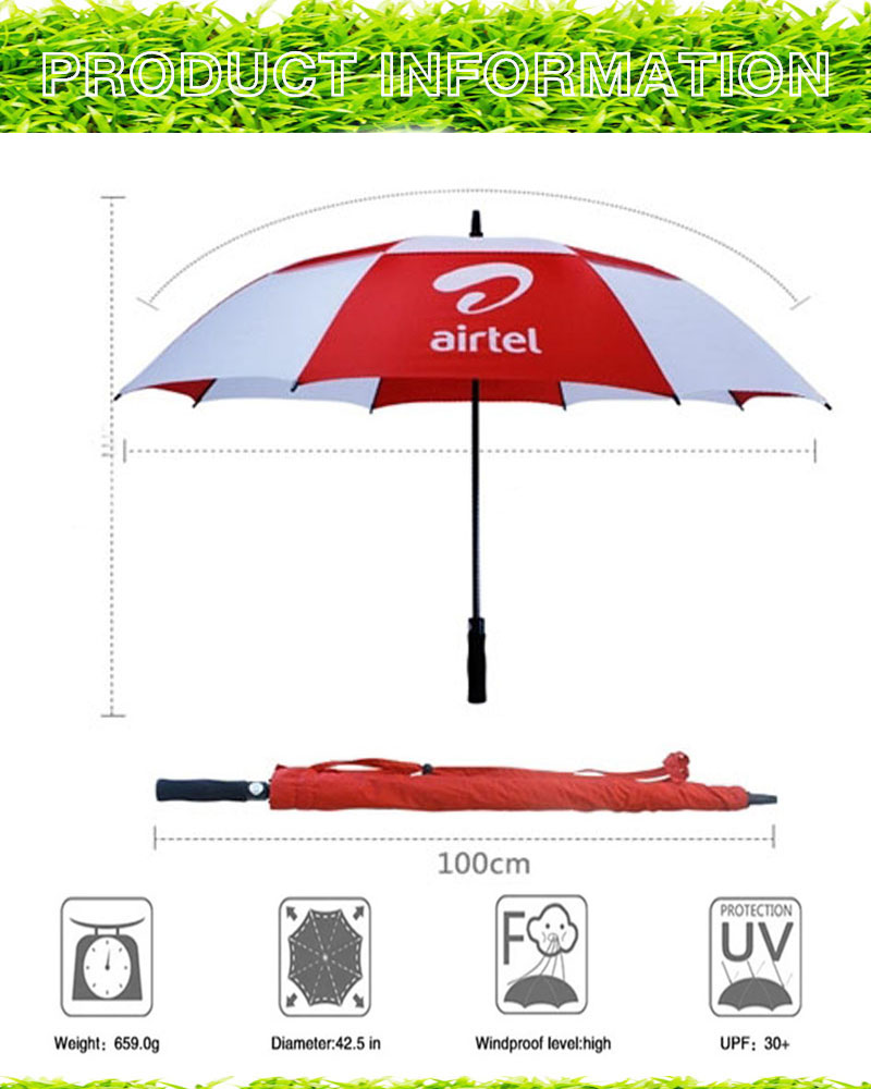 RED-WHITE-Golf-Umbrella-Windproof-60-Inch-Large-Oversize-Waterproof-Automatic-Open-Rain-&-Wind-Vented-Double-Canopy-Best-Golf-Sized-Stick-Umbrellas-for-Men-&-Women