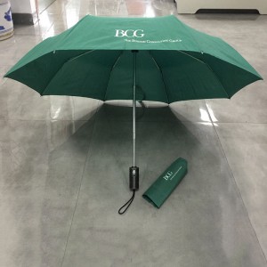 Travel Umbrella Windproof Automatic Umbrellas-Factory Outlet Umbrella Green