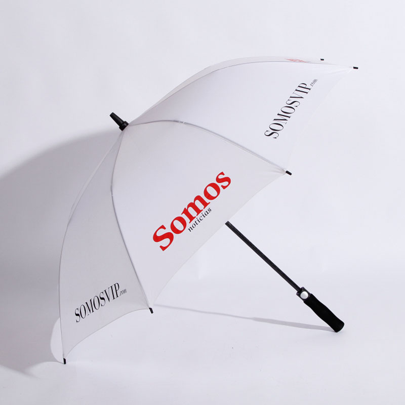 Auto-open-white-golf-umbrella-with-logo